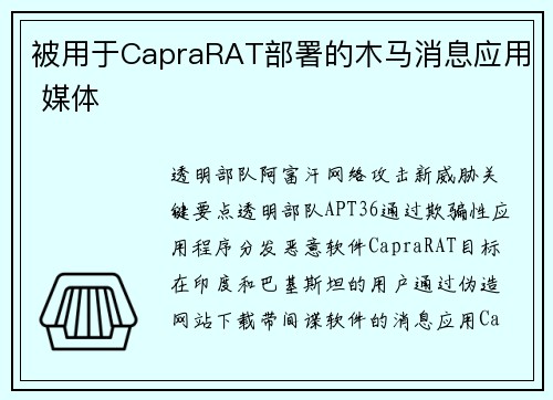被用于CapraRAT部署的木马消息应用 媒体 被用于CapraRAT部署的木马消息应用 媒体