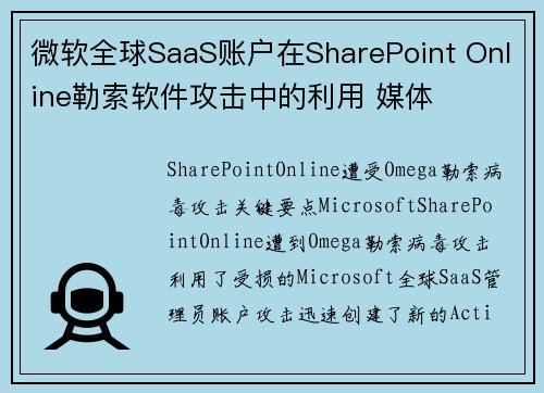 微软全球SaaS账户在SharePoint Online勒索软件攻击中的利用 媒体 微软全球SaaS账户在SharePoint Online勒索软件攻击中的利用 媒体